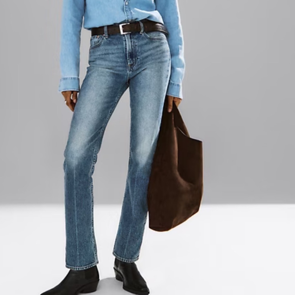 GAP Vegan Suede Slouchy Tote Bag In Chocolate Cake Brown NWT open top